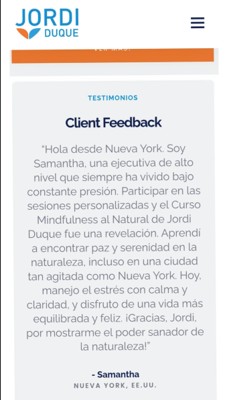 TESTIMONIOS